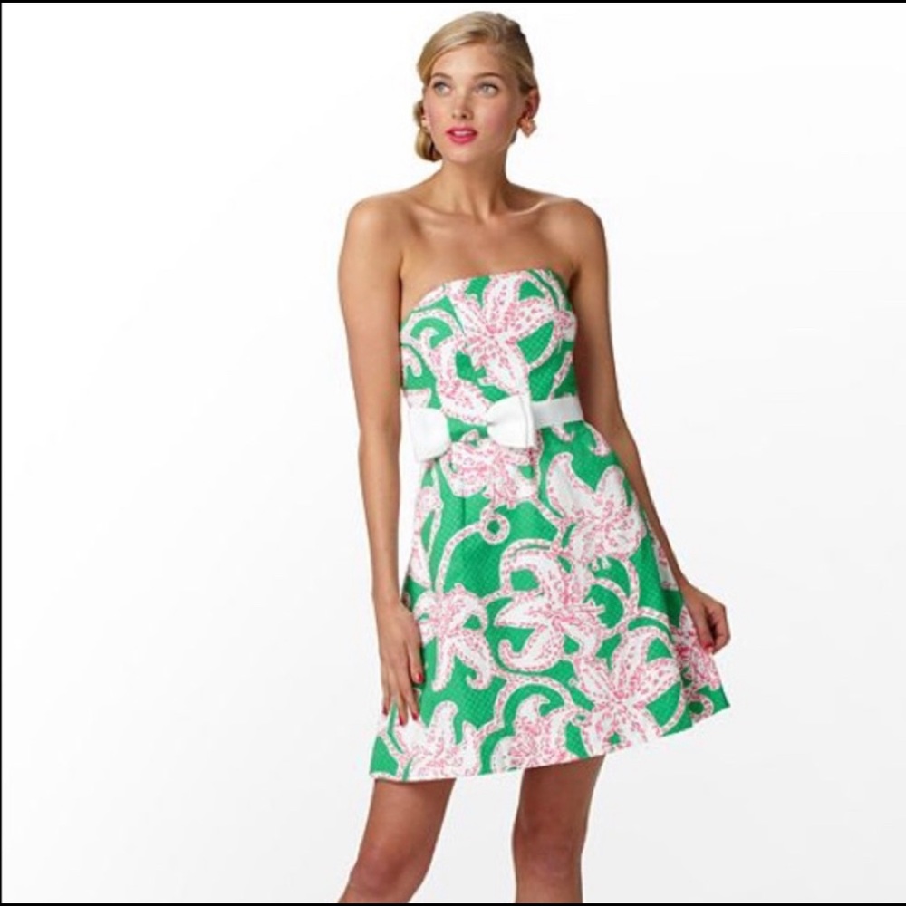 Lilly Pulitzer strapless dress